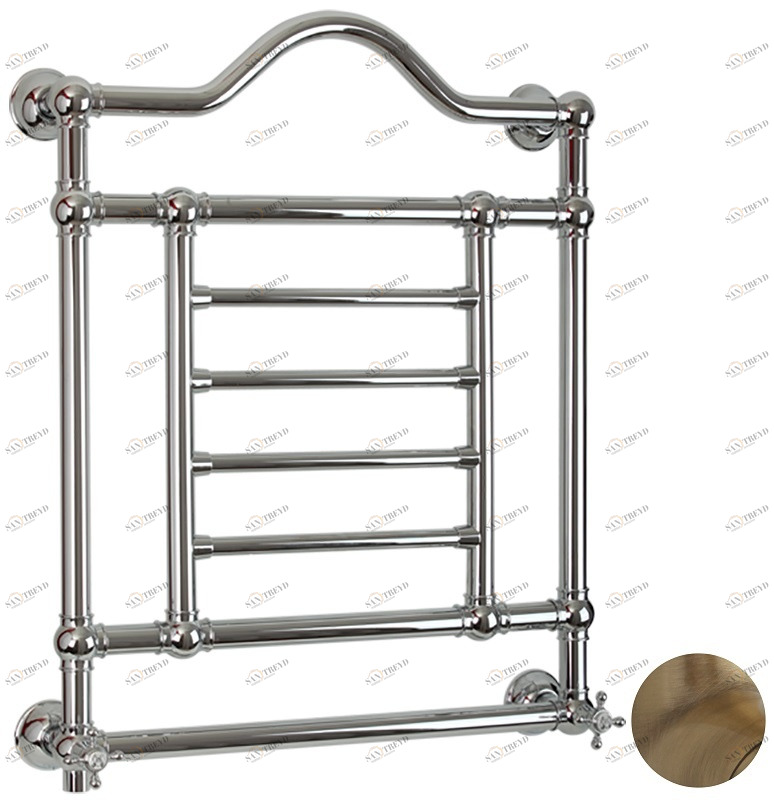 Полотенцесушитель MIGLIORE Edward ML.EDW-EL.500.BR 60 x 80 см - бронза, провод слева 