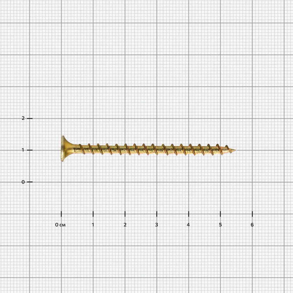 Саморезы по дереву DILWIS потайные острые оцинкованные 3.5x55 мм 1 кг STLM-2207446 - Вид №2
