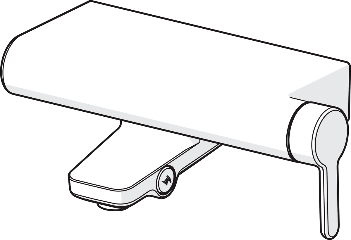 Oras 3040 Cмеситель для ванны и душа 3040 Inspera Хром  - Вид №2