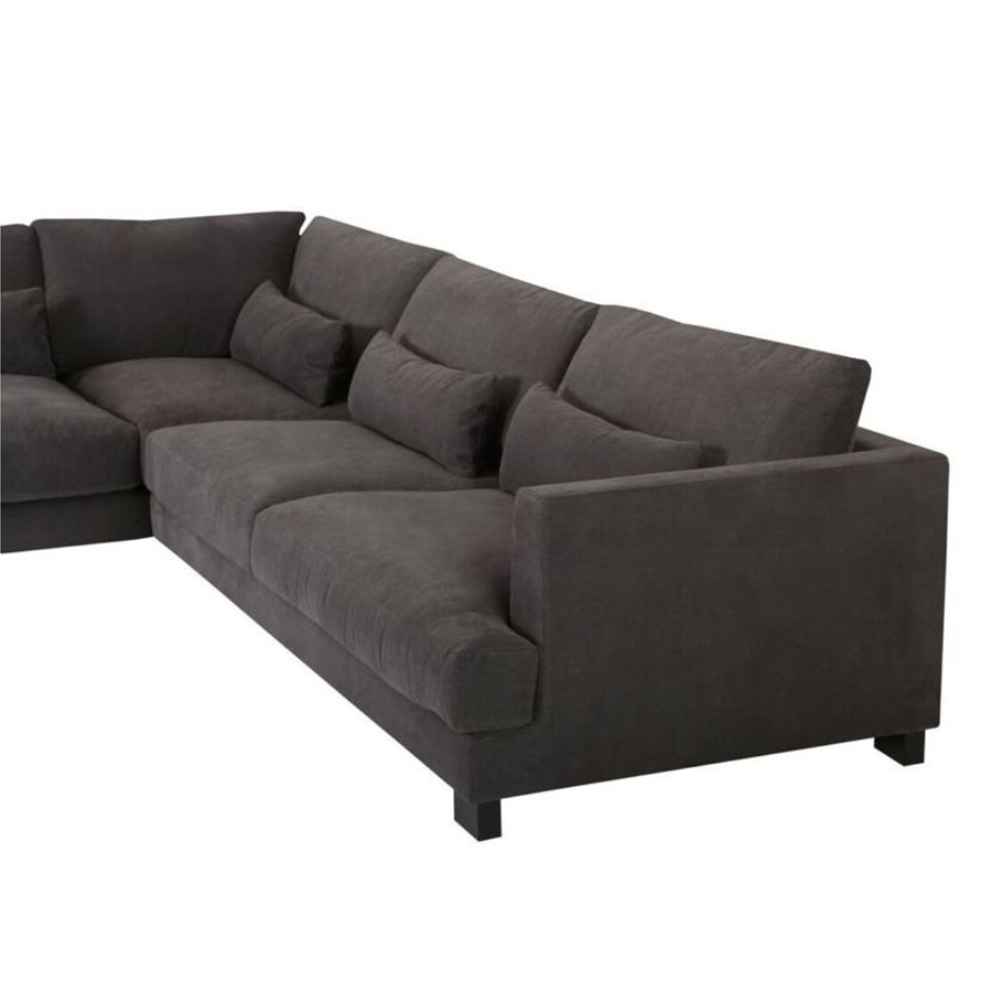 Диван угловой Brandon, левосторонний, темно-серый Sits S1073 - Вид №7