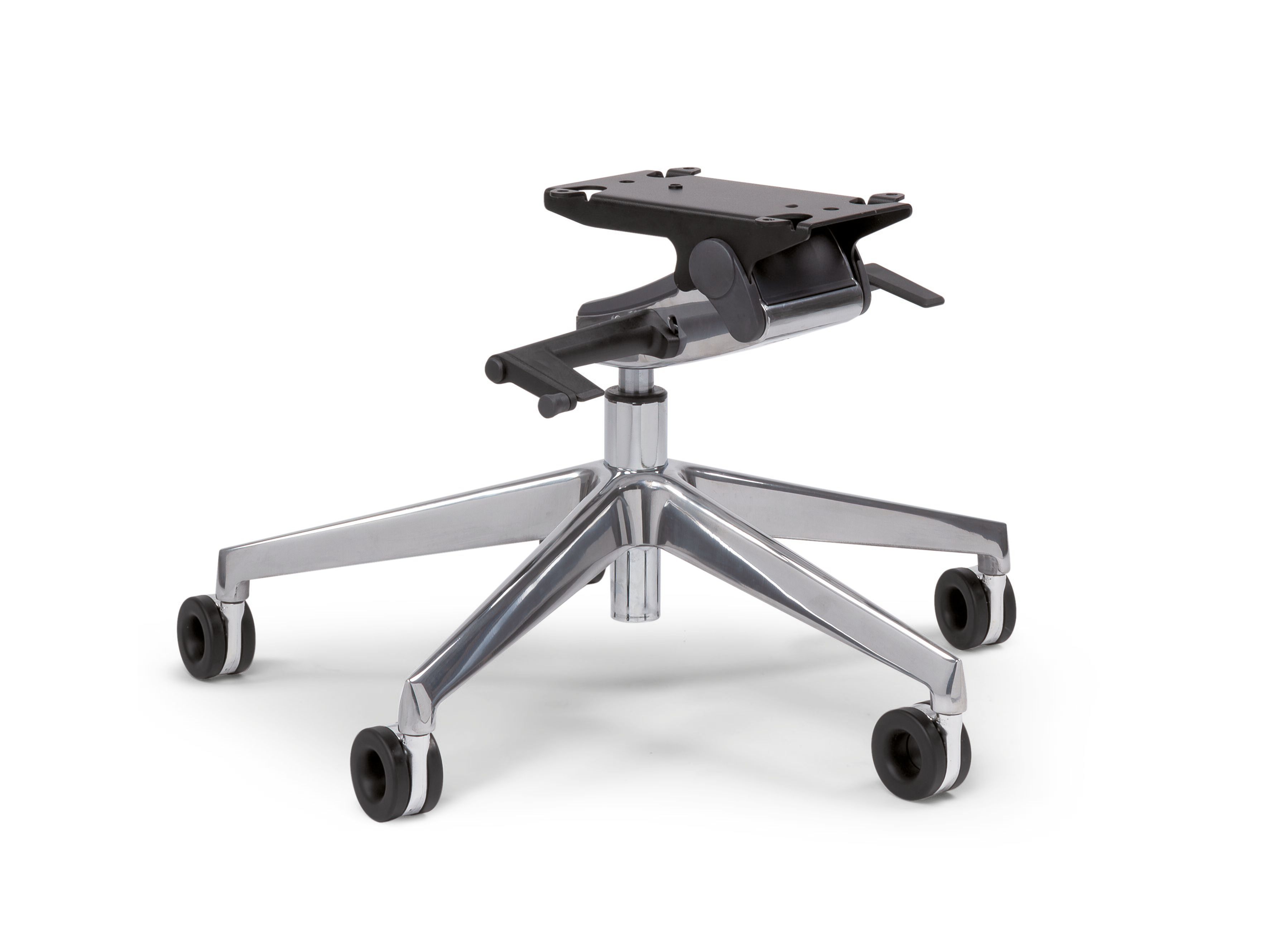 Тканевый поворотный стул с колесами с подлокотниками Riccardo Rivoli MIA 210 OFFICE ARCH-00044361 - Вид №10