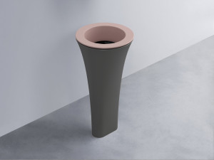 AMLA45-CP+AMPILT-N+AMCOLT-CM Раковина Amedeo Tondo отдельностоящая cielo Enjoy + Amedeo