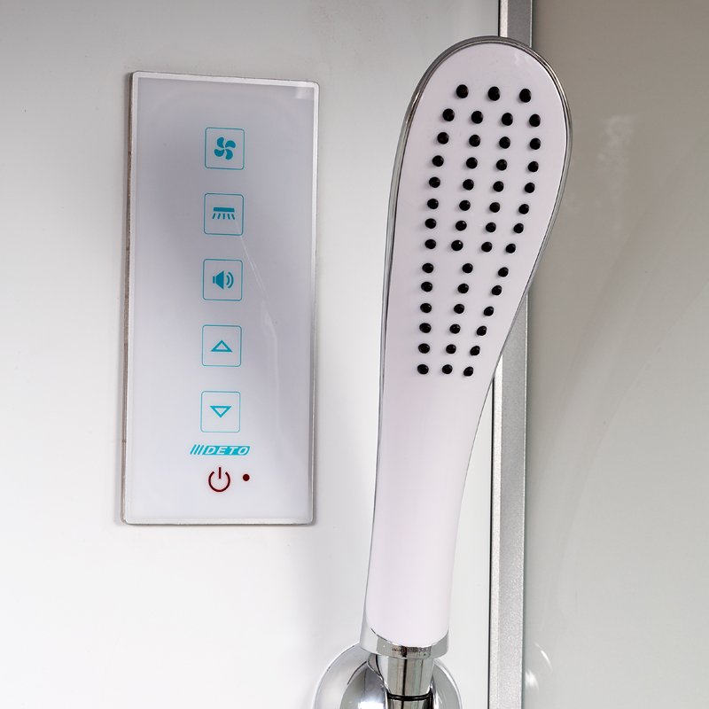 B10 BLACK Душевая кабина DETO Серия В L 920 L с гм. и эл. - Вид №7