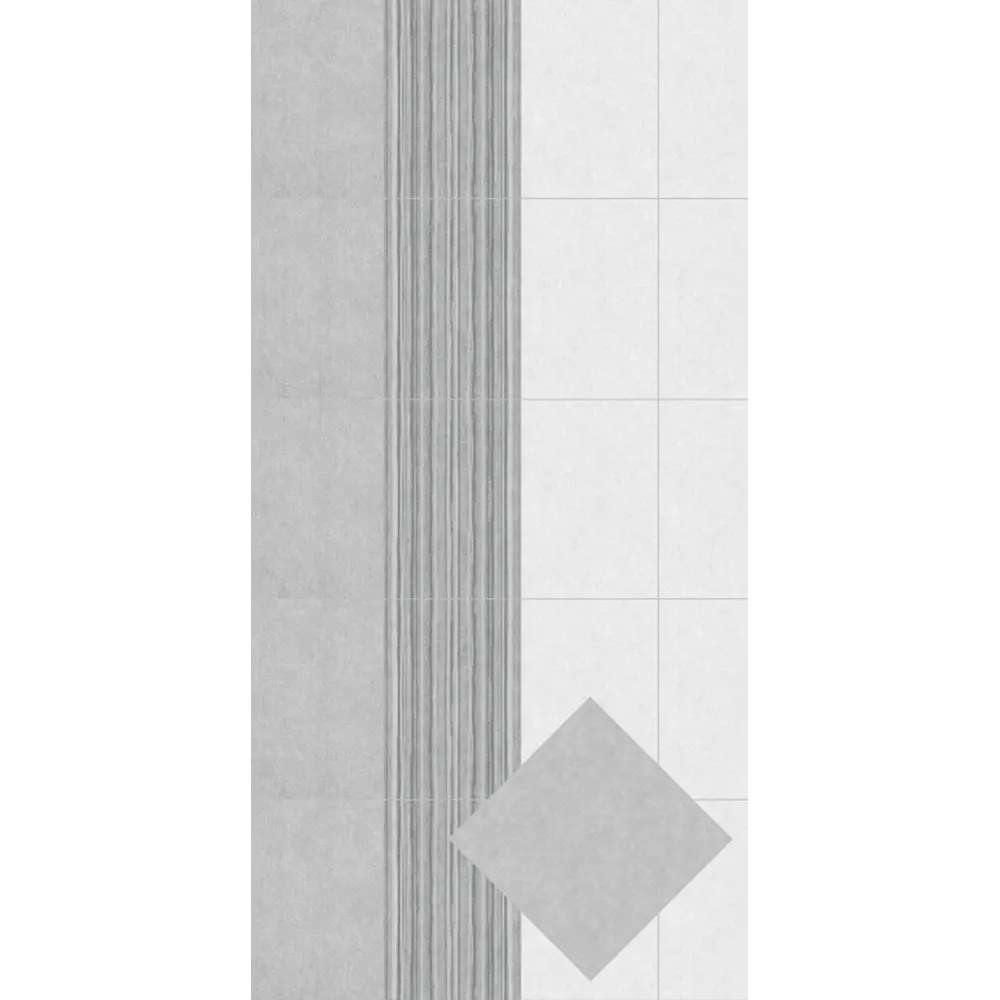 Глазурованный керамогранит Керамин Ассам 40x40 см 2.08 м² матовый цвет серый STLM-2080456 - Вид №4