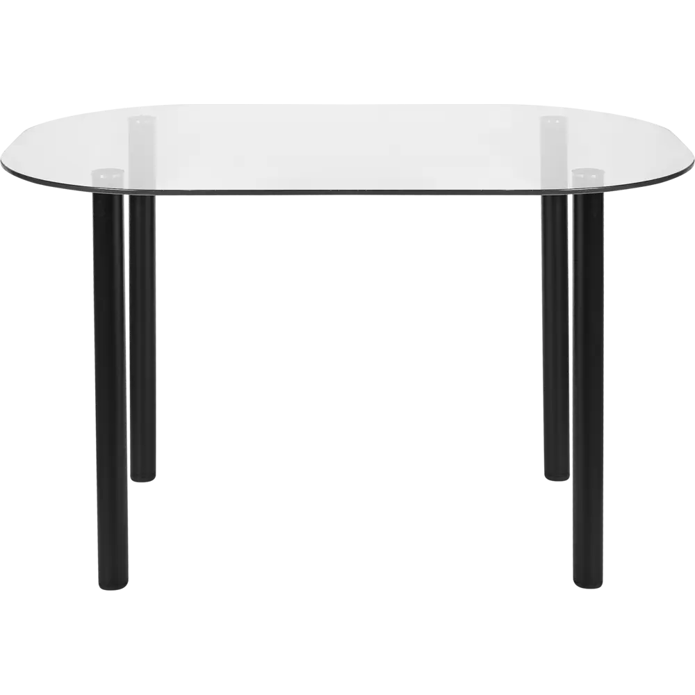 Стеклянный кухонный стол Delinia Тулуза с элегантными черными ножками 87198245 STLM-0073438 - Вид №2