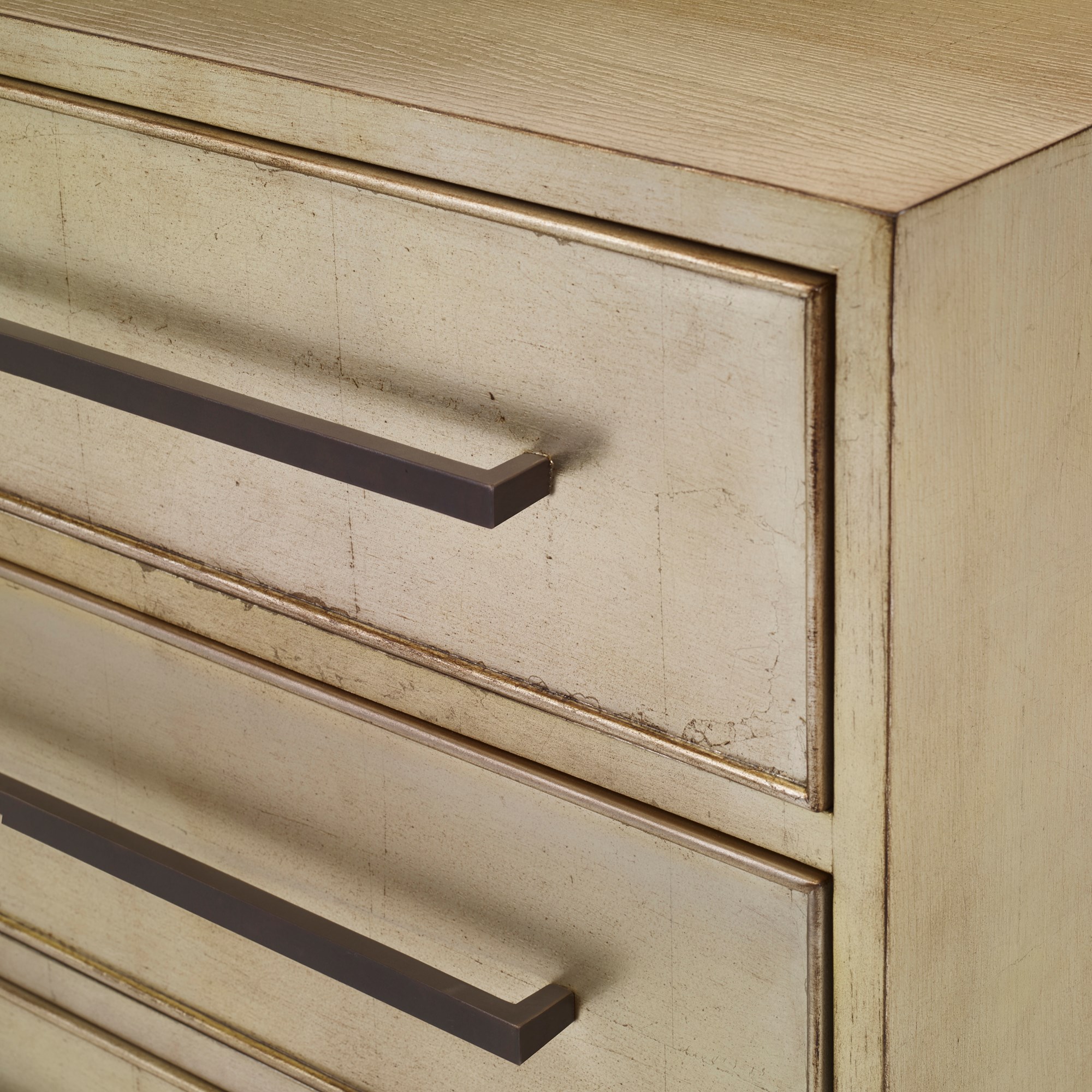 Тумбочки 09218-230-034 Bowed Nightstand - French Gold Ambella  - Вид №2