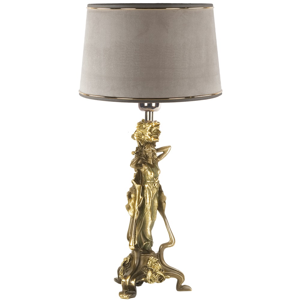 32064,34057 Настольная лампа Флора Бронза Тюссо Капучино BOGACHO 4627138210697, 4627138151112