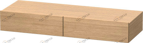 DS827105252 Полочка с ящиком DuraStyle #DS8271 1200 x 440 мм Европейский дуб, декор Duravit