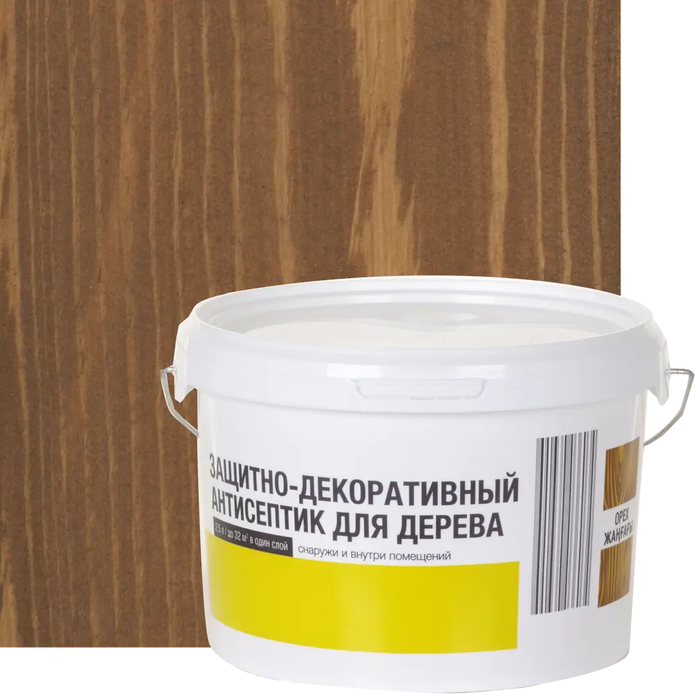 ЛЦ Антисептик для дерева матовый орех 2,5 л - защита и декор 82603193