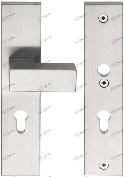 Formani Ручка для входной двери на пластине из нержавеющей стали Square Lsq50-50