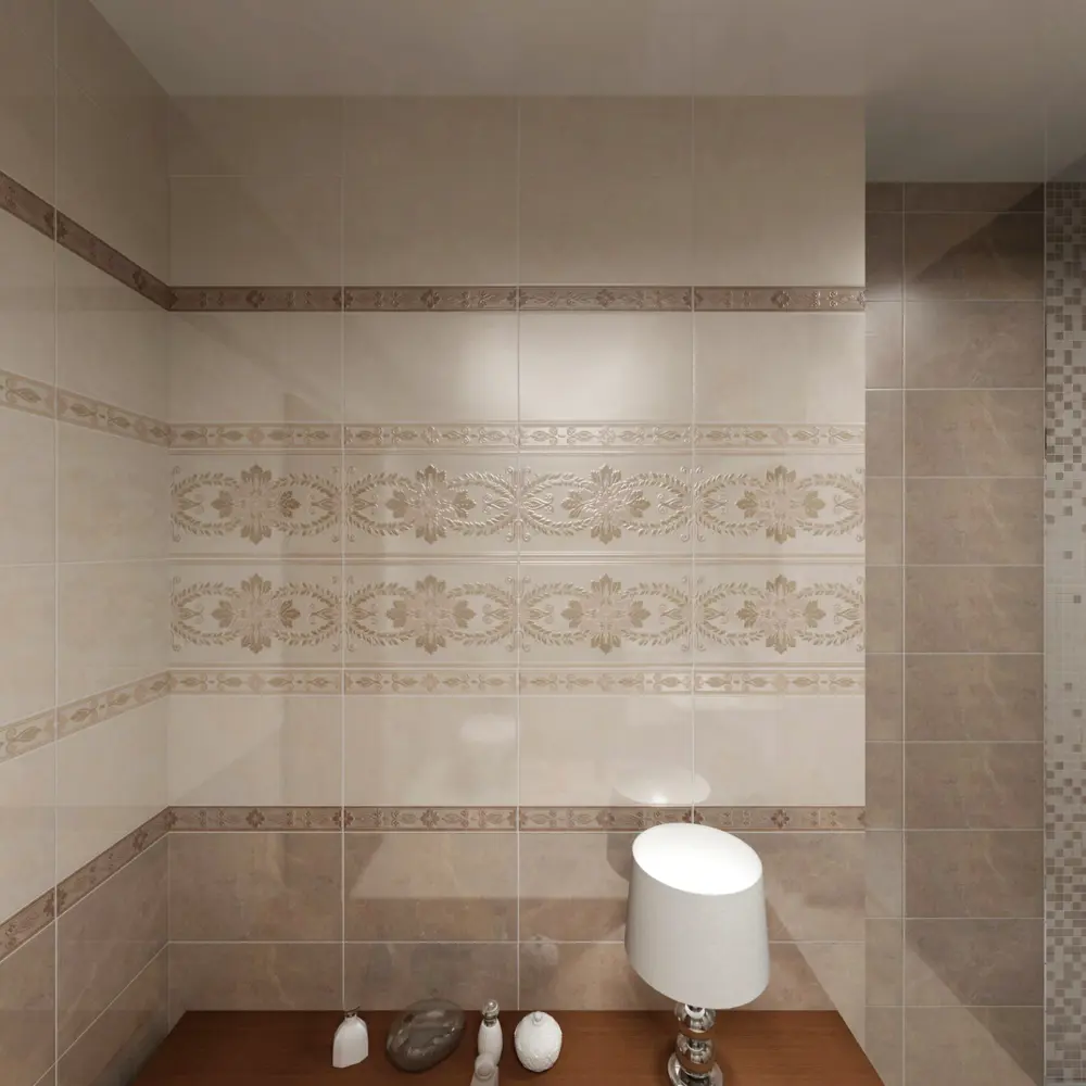 Плитка настенная Kerama Marazzi Мармион 25x40 см 1.1 м² цвет серый 82688070 STLM-2060743 - Вид №2