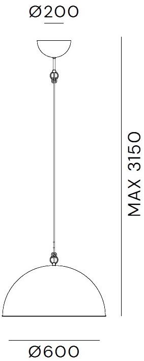 Il Fanale Подвесной светильник из железа Galileo 251.10.f95 - Вид №1