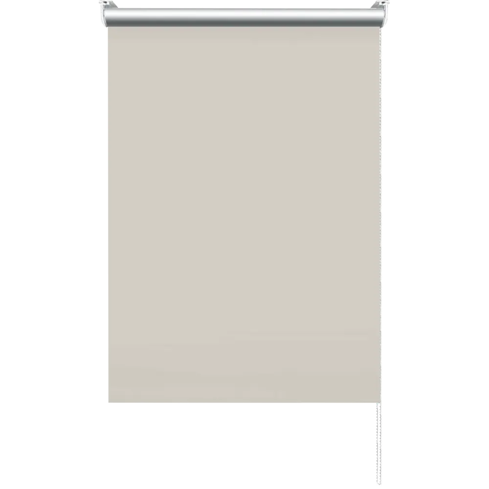 Штора рулонная блэкаут Эскар 50x160 см светло-бежевая Moon 6 BLACKOUT STLM-2011387
