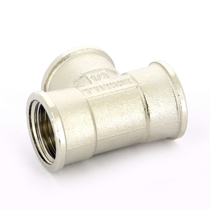 Тройник В никелированный TIEMME 1/2" 1500061 - Вид №2