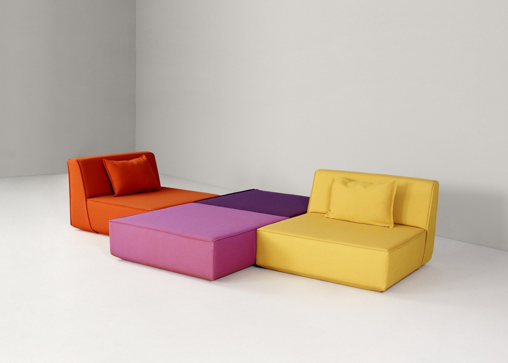 4-местный модульный тканевый диван Cubit by Mymito ARCH-00074656 - Вид №4