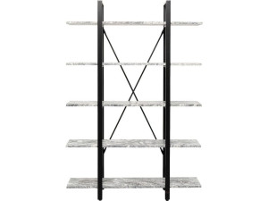 Металлическая двухсторонняя Книжная полка