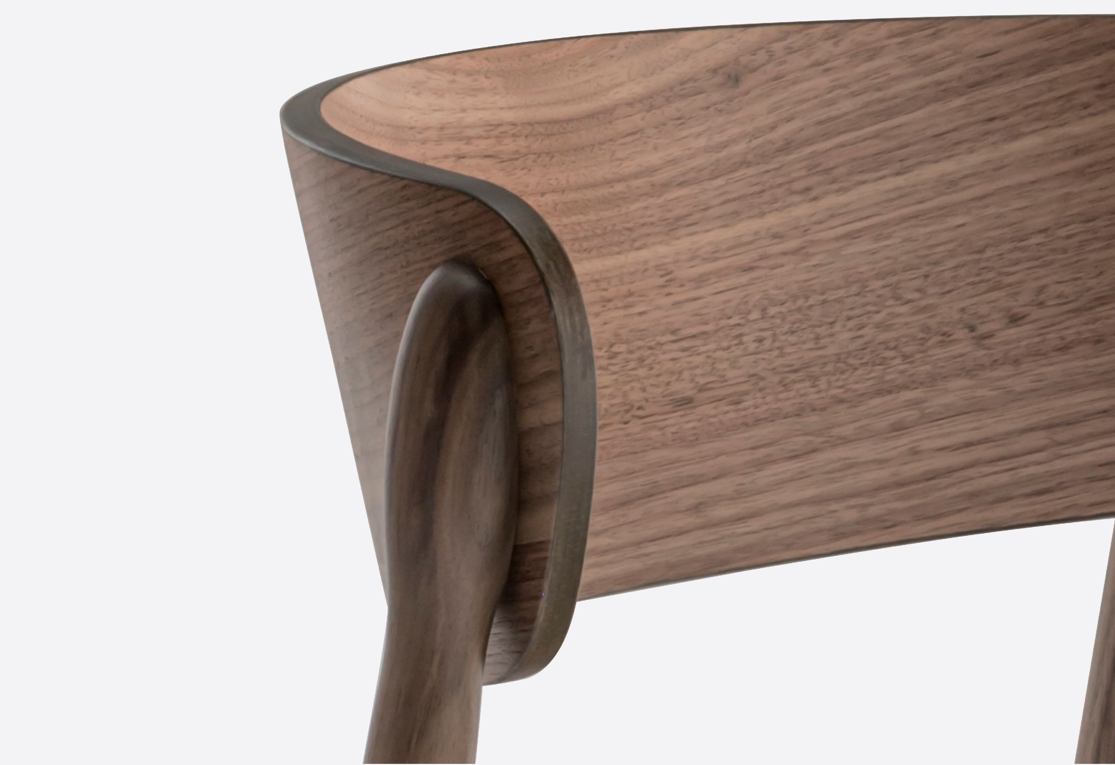 Деревянный стул ресторана Pedrali Nemea ARCH-00112691 - Вид №3