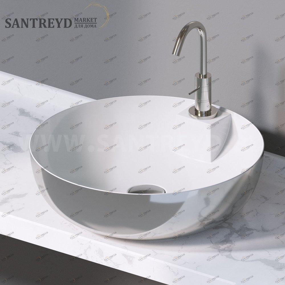 L605251 Накладная раковина на столешницу  круглая A. e T. Italia ELITE AeT ITALIA