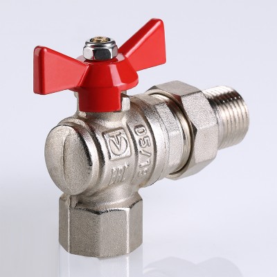 VT.228.N.06 Кран шаровой VALTEC BASE угловой с полусгоном Valtec 1"  - Вид №7