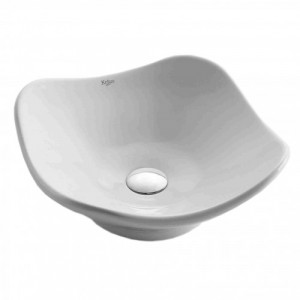 KCV-135 Накладная раковина на столешницу  прямоугольная Krausru