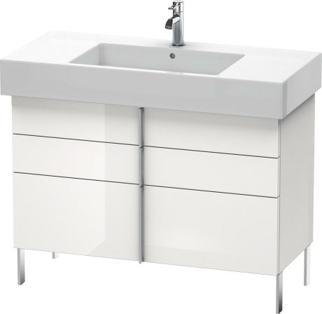 VE641404949 Vero Тумбочка напольная Графит матовый, декор Duravit - Вид №2
