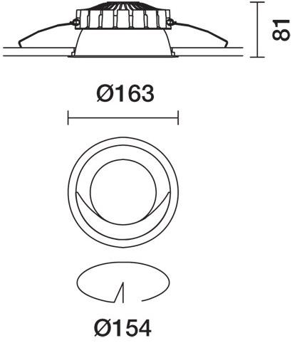 iGuzzini Встраиваемая светодиодная настенная шайба из литого алюминия Easy Aggr001121 - Вид №3
