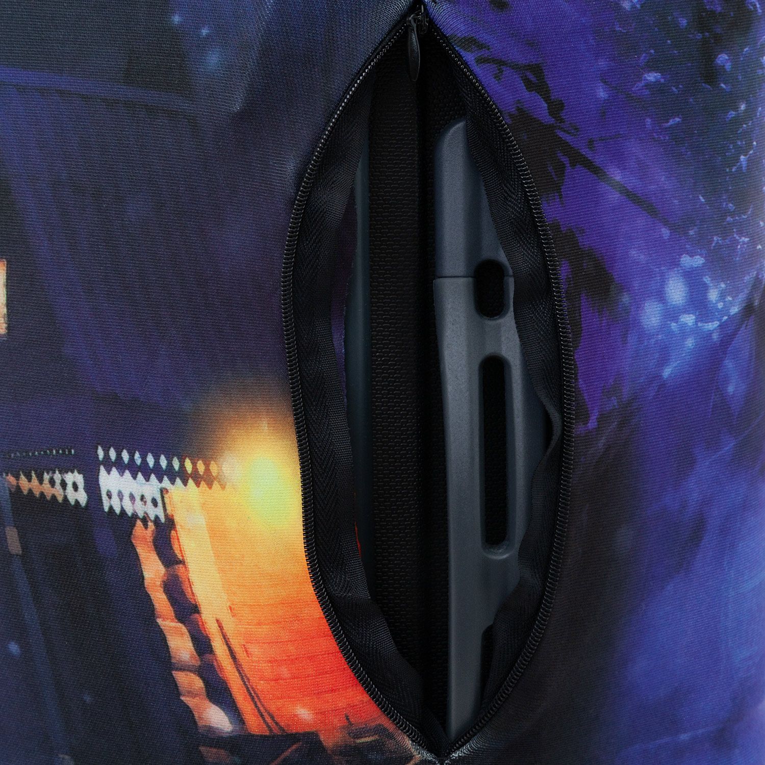 EBHZJM06-M Чехол для чемодана средний Steamtrain Eberhart  - Вид №4