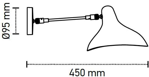 DCW éditions Настенный светильник с гибким кронштейном Mantis sun-id-1467824 - Вид №7