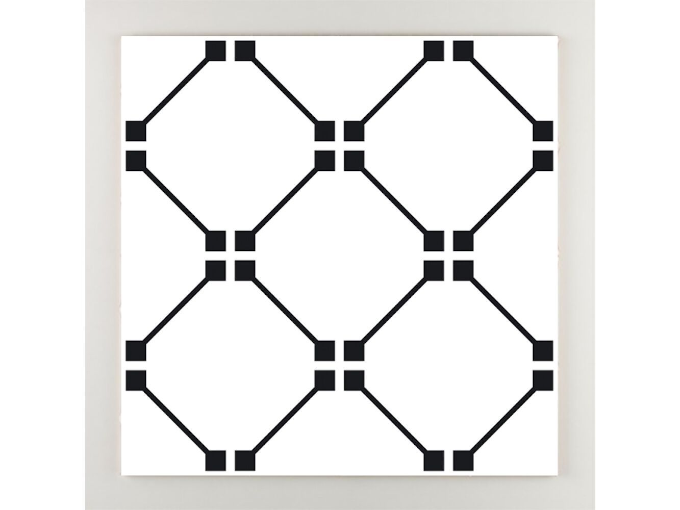 Пол / покрытие ручной работы La Riggiola черный и белый ARCH-00005847