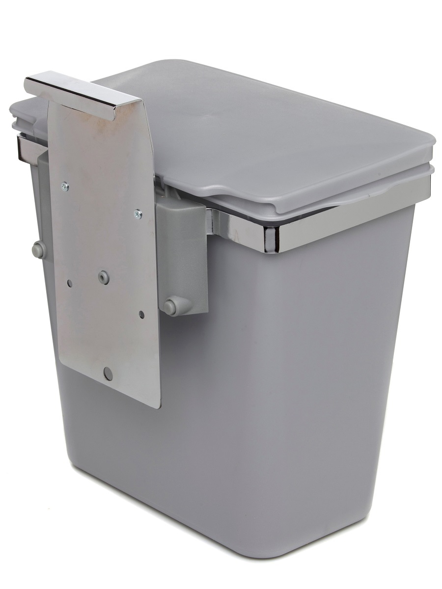 Контейнер для мусора на дверцу Zeta 11 Metallic Grey NAVAKO 10031 - Вид №3