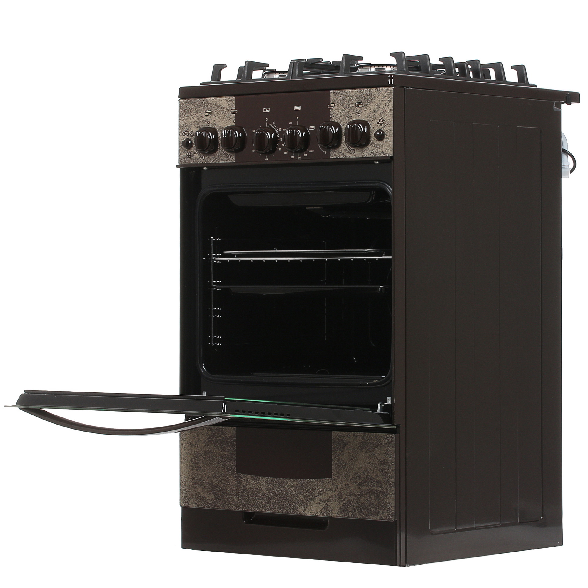 1115593 Газовая плита Gefest ПГ 5500-02 0114 коричневый STDN-0136737 - Вид №3