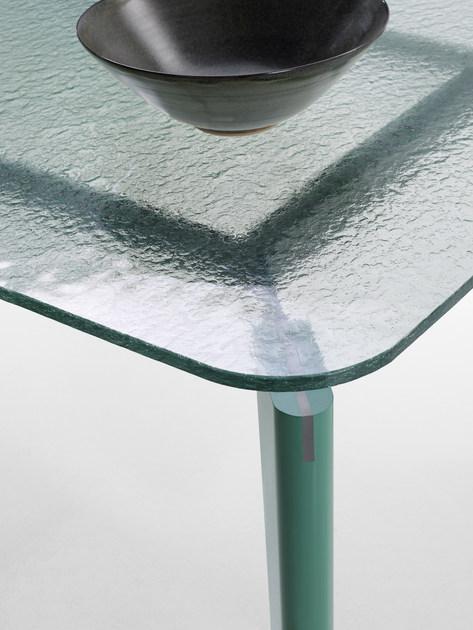 B&B Italia Прямоугольный стеклянный стол Oskar sun-id-1403869 - Вид №1