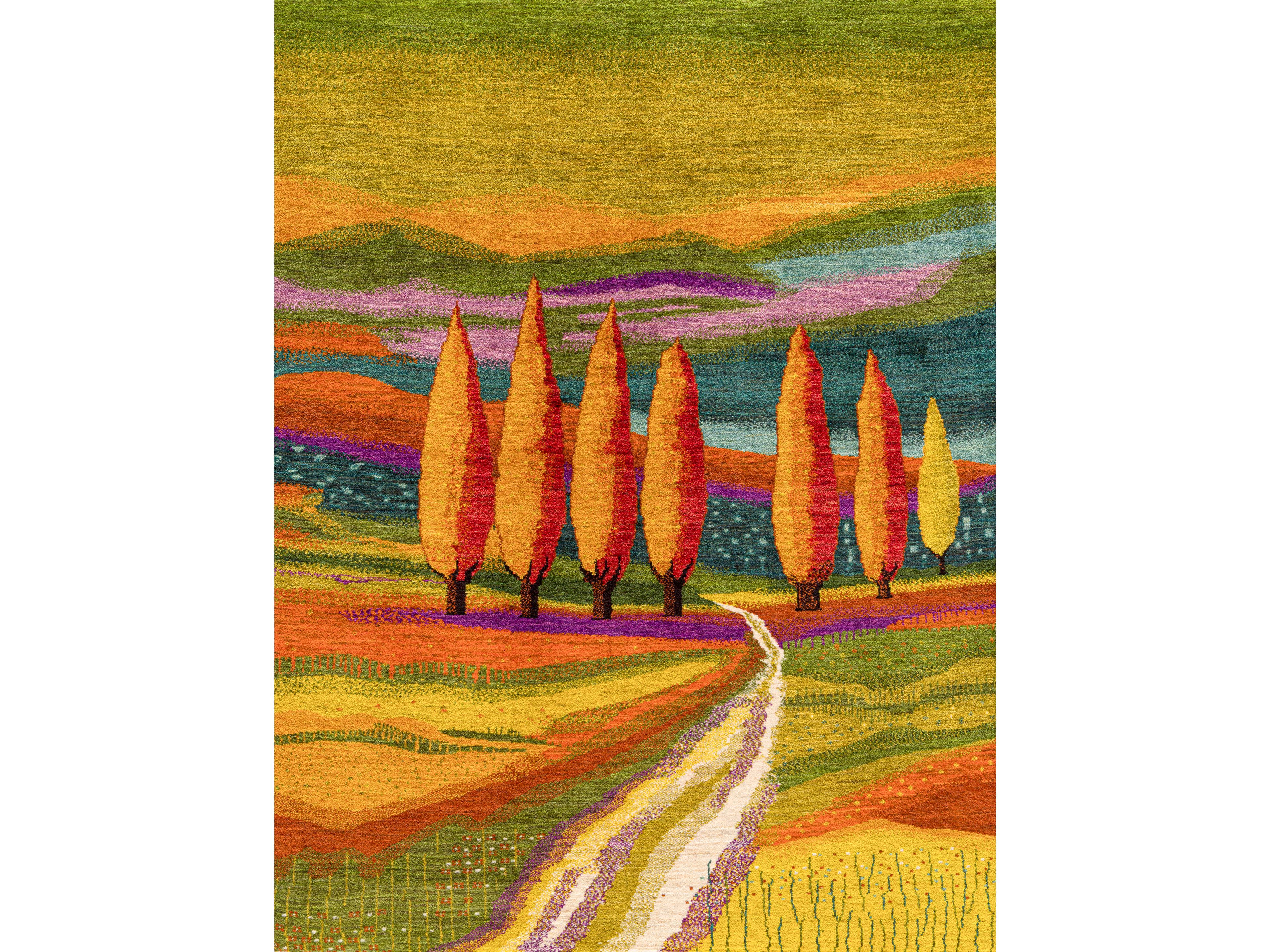 Прямоугольный шерстяной ковер Zollanvari Gabbehs Landscapes ARCH-00099282 - Вид №1