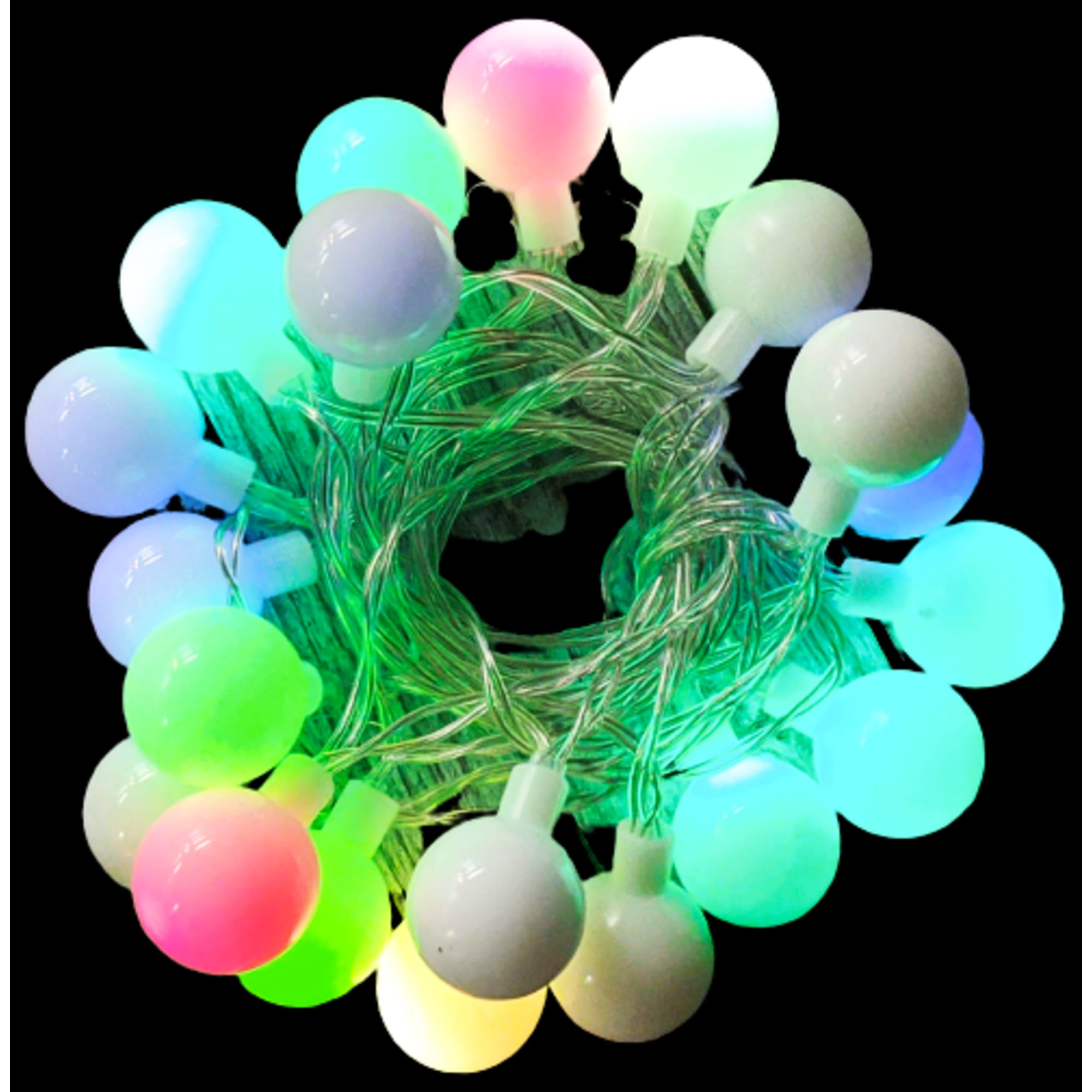 82839207 Электрогирлянда комнатная «Нить» 3 м 20 LED мультисвет на батарейках Santreyd 