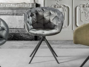 La seggiola Стул из тафтинга с подлокотниками  Ls212 vgr 038