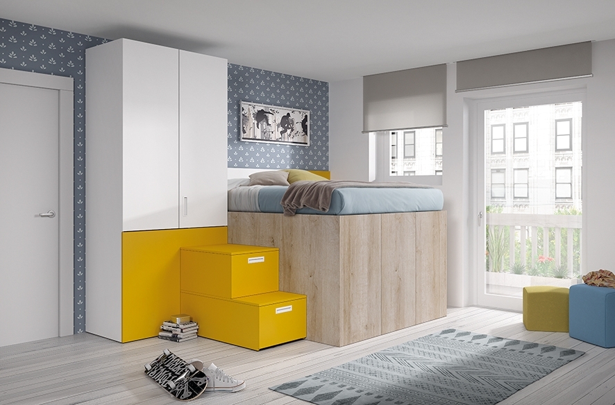 103104 Мебельный комплект с подъемной кроватью Ambiente 63 Arasanz Oslo Santreyd