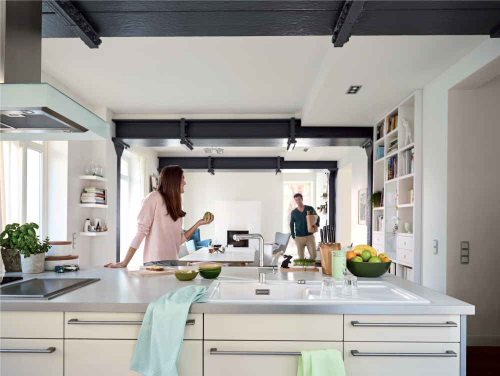 523944 Кухонная мойка Blanco Zenar XL 6 S чаша справа антрацит  Blanco Zenar Антрацит - Вид №7