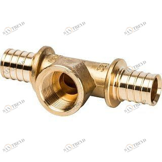 Тройник-переходник ВР 32x1" аксиальный для труб из сшитого полиэтилена STOUT SFA0028003210