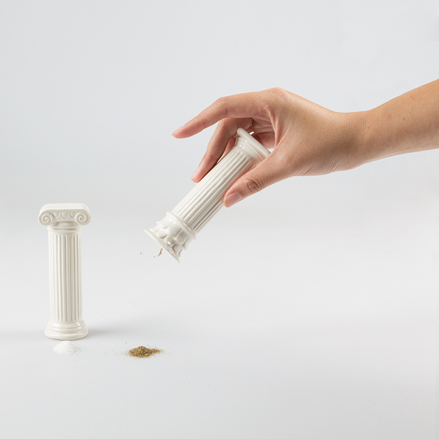 DYHESSPWH Солонка и перечница керамические hestia белые Doiy  - Вид №3