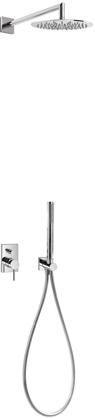 МАКСИМАЛЬНЫЙ комплект 2-ходового скрытого смесителя для душа с одной ручкой-06298001 TRES