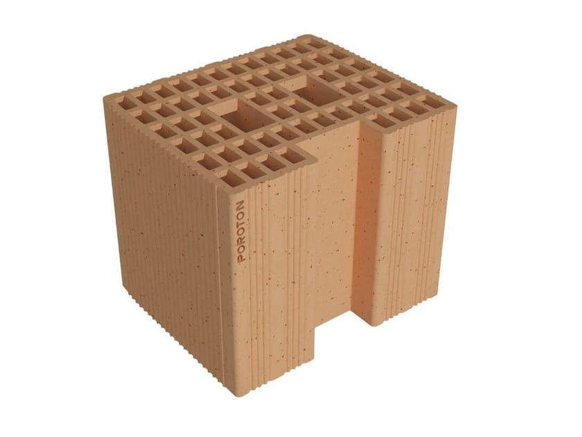 Несущий блок из кирпича DI MUZIO LATERIZI стена POROTON® - P800 MA ARCH-00035049
