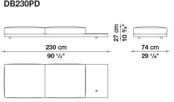 B&B Italia Кожаный диван Dock sun-id-1441060 - Вид №53