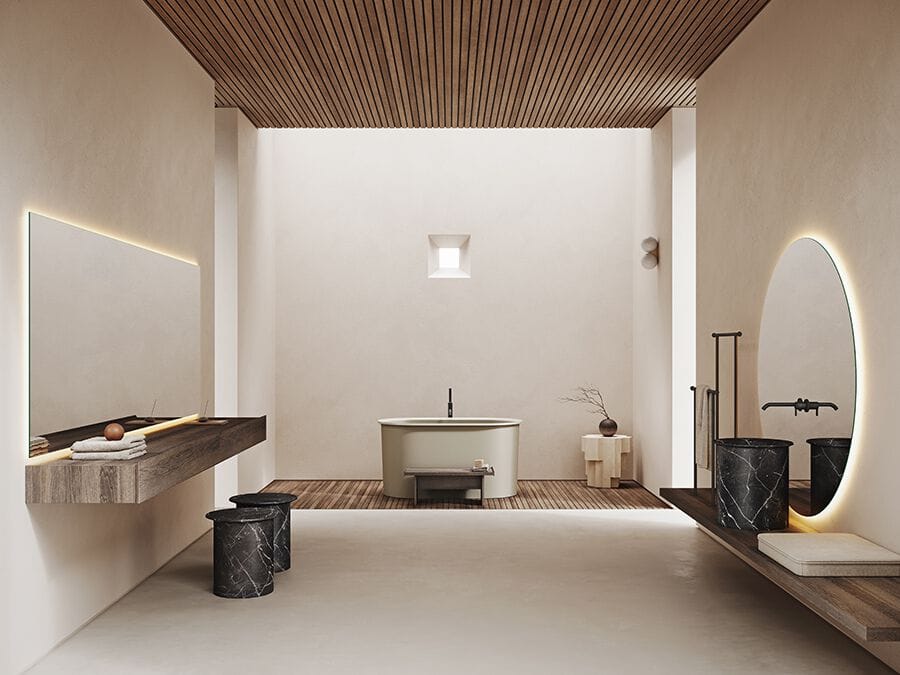 Настенное зеркало со встроенным освещением Inbani слой ARCH-00021509 - Вид №8