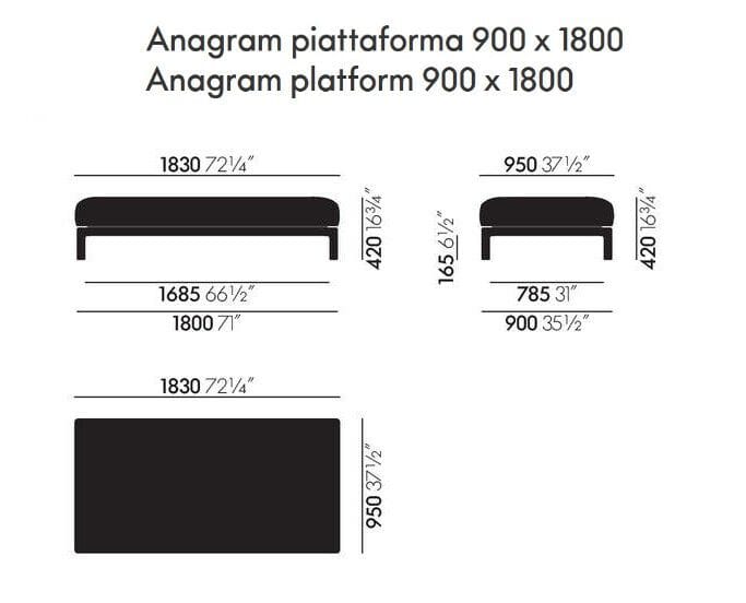 Секционный диван из ткани VITRA ANAGRAM ARCH-00000983 - Вид №23