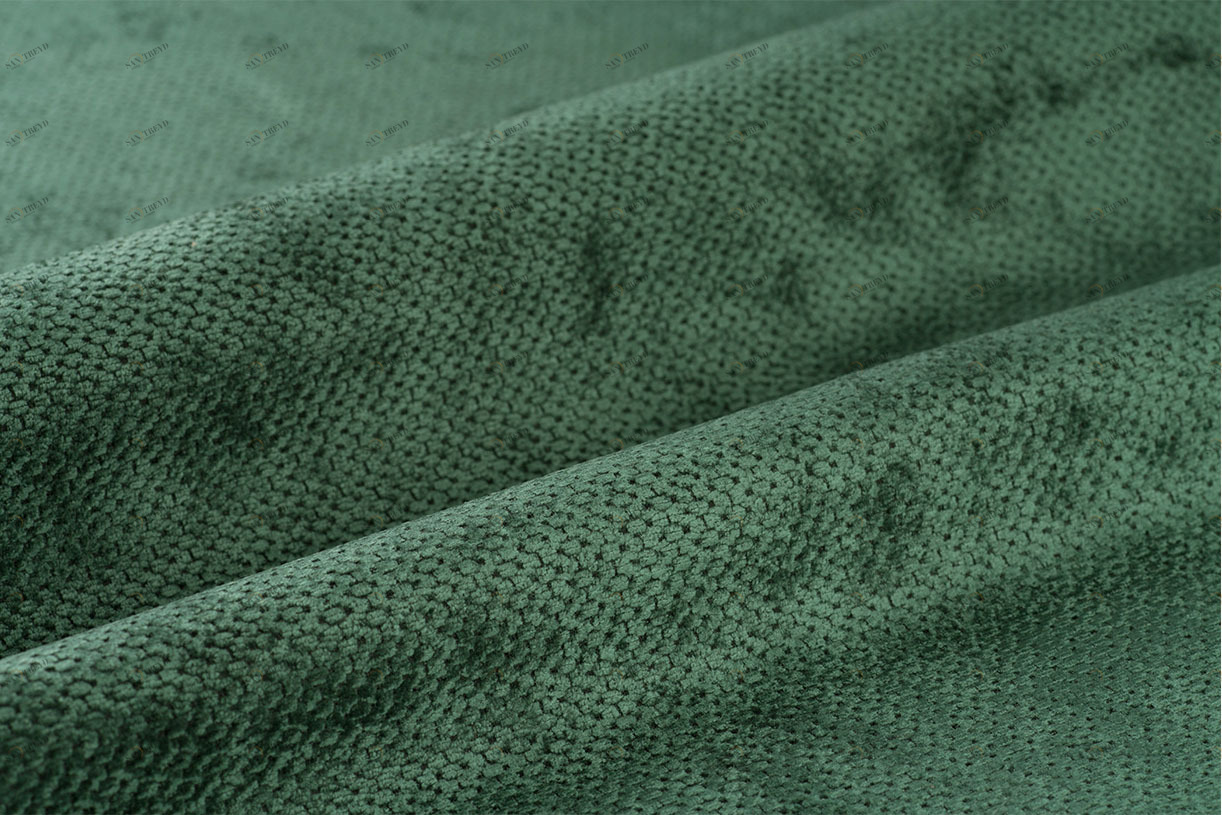 COLORISTICA Ткань мебельная  Шенилл  Spirit Изумрудный / зеленый Spirit col.06