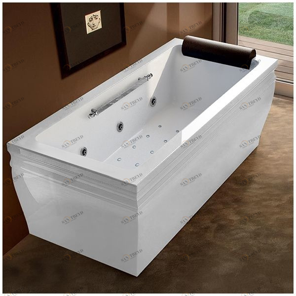 Ванна с гидро и аэромассажем белая Gruppo Treesse Blanque 1880 DXATCV168Q