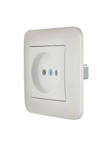 ASTI Розетка б/з ПБТ, жемчужно-белый перламутр