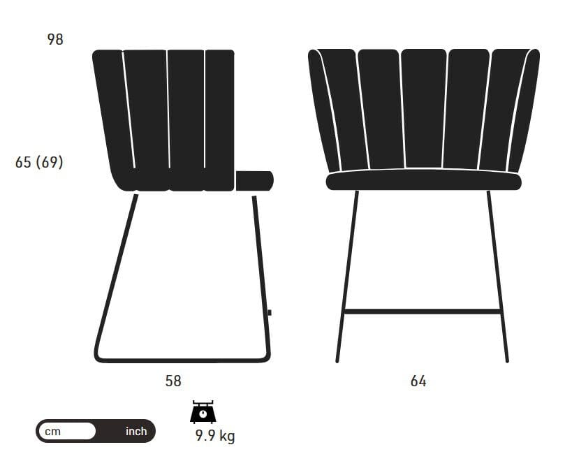 Кухонный табурет с подставкой для ног KFF ARCH-00036037 - Вид №10