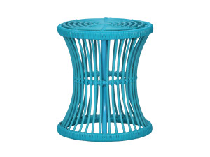 Круглый журнальный столик из синтетического волокна