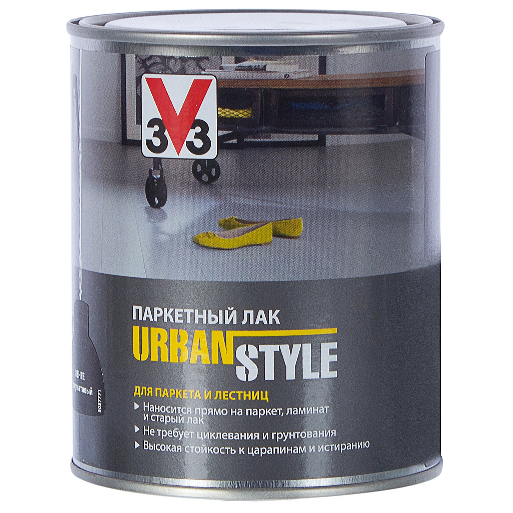 18557481 Лак V33 Urban style цвет венге 0.75 л Santreyd  - Вид №2